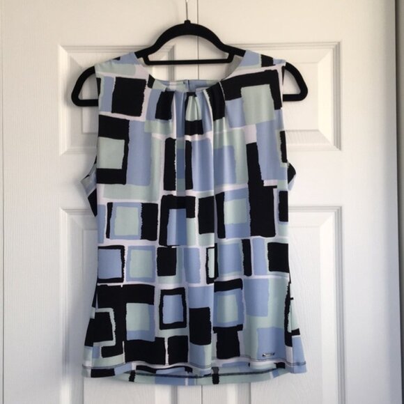 Worn Once! Calvin Klein Pleated Neck Top - Picture 11 of 11